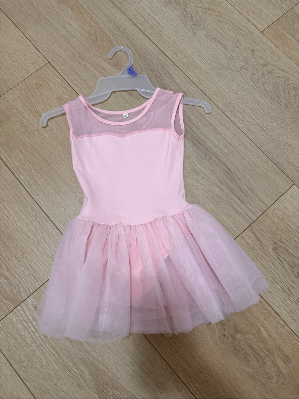 Leotard ballet tutu dress pink 110 cm for 3 years old